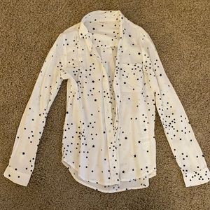 Button up star top